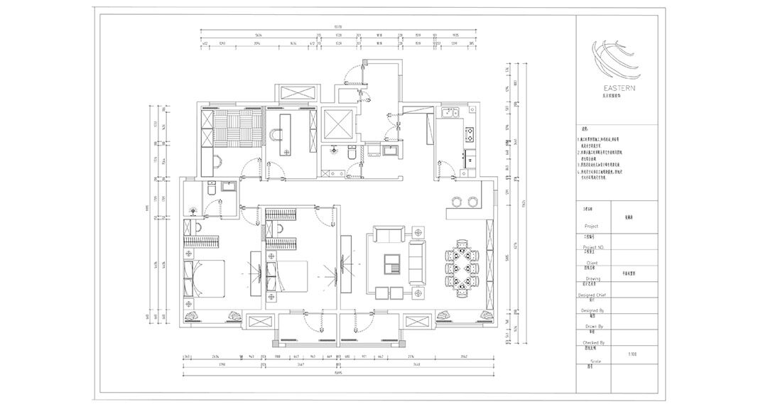 天一仁和珑樾海142㎡别墅中叠一层轻奢风格户型研发效果图.jpg