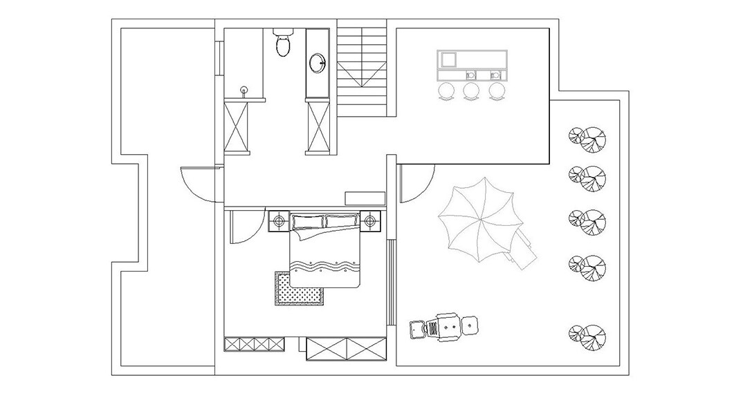 桂花园210㎡别墅复式二层户型平面布局图.jpg